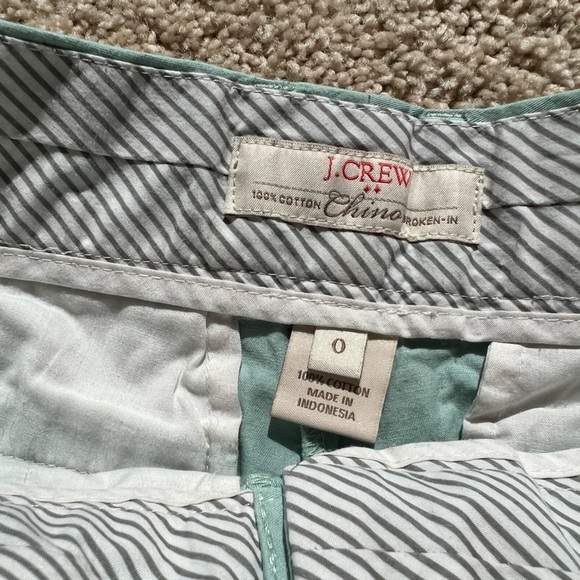 Mint blue J. Crew shorts - Picture 2 of 3